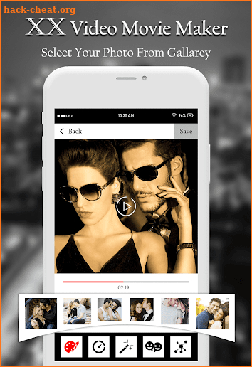 XX Movie Maker : XX Movie Maker With Music screenshot