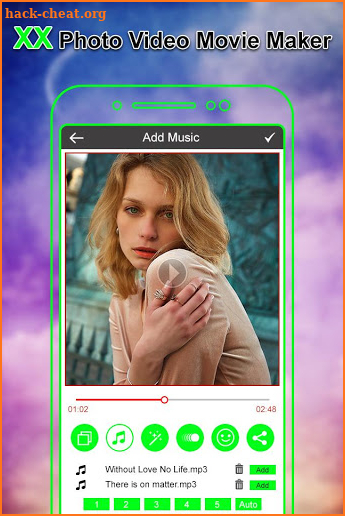 XX Photo Video Movie Maker with Music : 2018 Movie screenshot