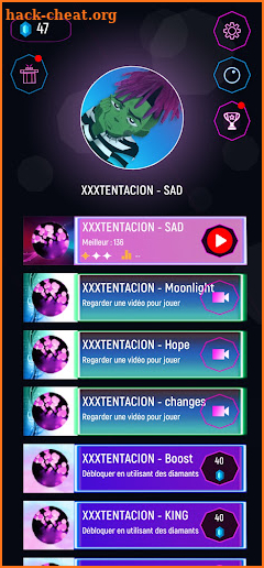 XXXTentacion Tiles Hope : Music Jumping ball screenshot