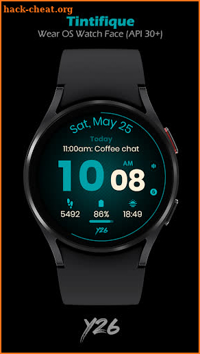 Y26 Tintifique Watch Face screenshot