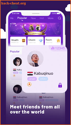 YaChat -  Free Group Voice Chat screenshot