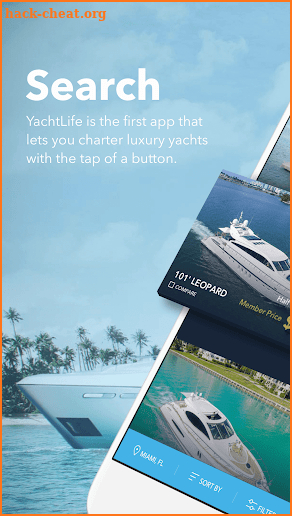 YachtLife - Luxury Yacht Charter/Rental screenshot