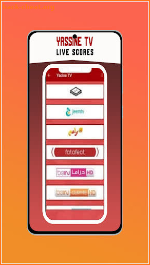 Yacin TV Scores match screenshot