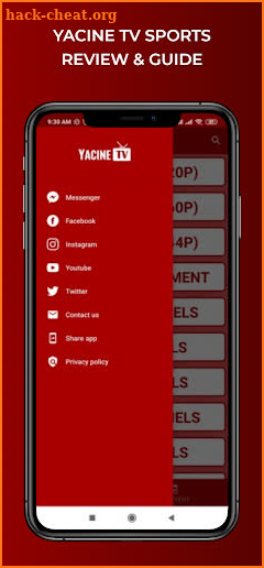 Yacine TV Apk Bein Sport Tips screenshot