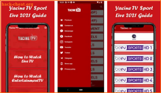 Yacine TV: Live Sport Football Watching 2021 Tips screenshot