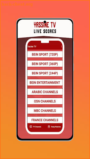 Yacine TV Scores screenshot