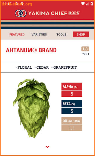 Yakima Chief Hops screenshot