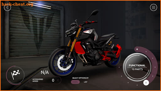 Yamaha MyGarage screenshot