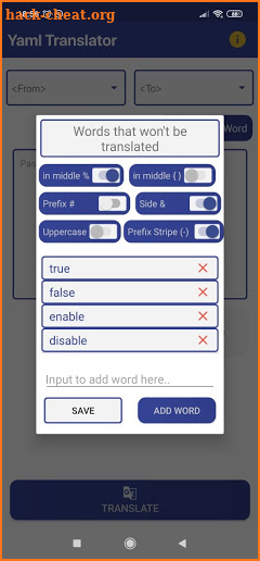 YAML File Translator screenshot