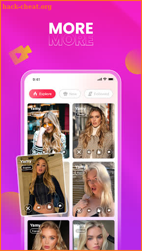 Yamy pro-18+ live video chat screenshot