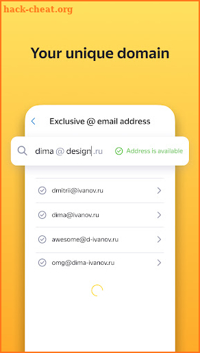 Yandex.Mail screenshot