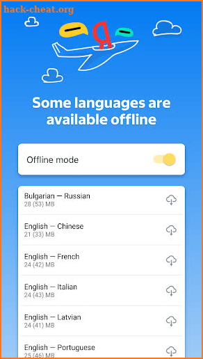 Yandex.Translate – offline translator & dictionary screenshot