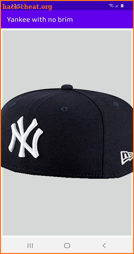 Yankee with no brim screenshot