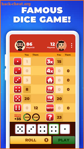 Yatzy Mania! Dice game screenshot