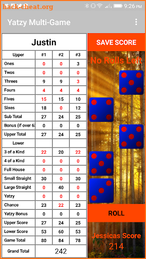 Yatzy Multi-Game Edition screenshot