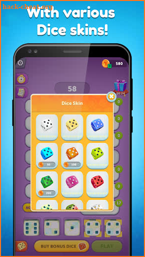 Yatzy Win Dice Game screenshot