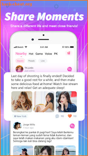 YAYA LIVE –Live Stream & live video chat & Go live screenshot