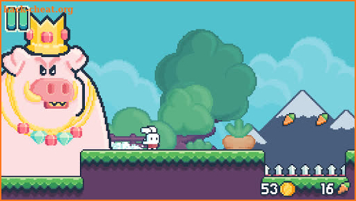 Yeah Bunny 2 - pixel retro arcade platformer screenshot