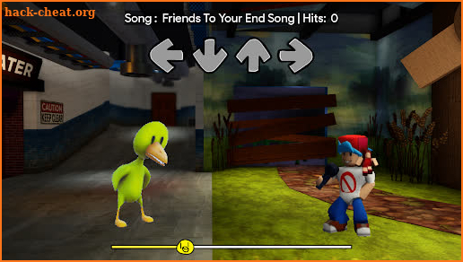 Yellow Rainbow Friends FNF Mod screenshot