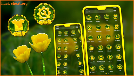 Yellow Tulip Theme screenshot