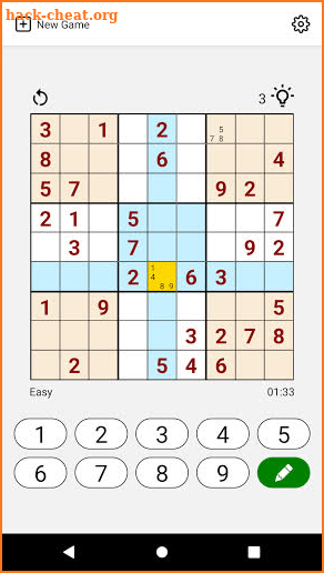 Yes Sudoku - Free Sudoku Puzzles screenshot