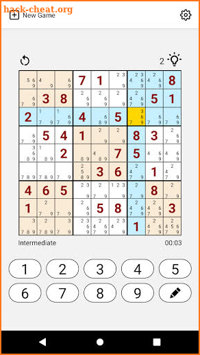 Yes Sudoku - Free Sudoku Puzzles screenshot