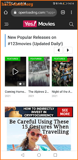 YesMovies | Openloading - Watch Movies & TV Series screenshot