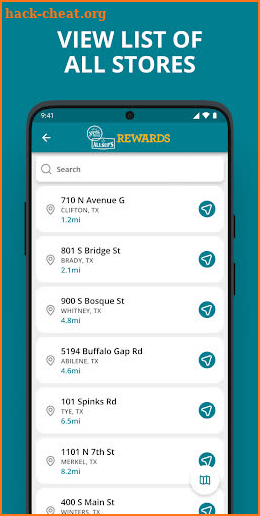 Yesway & Allsup’s Rewards screenshot