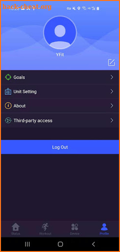 YFit screenshot