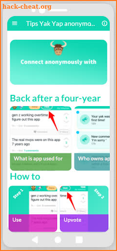 Yik Yak Guide screenshot