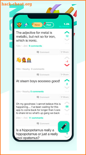 Yik Yak is back !! screenshot