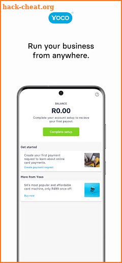 Yoco Point of Sale screenshot