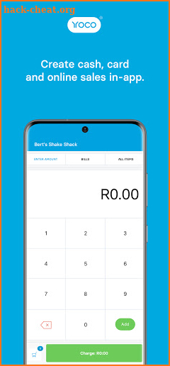 Yoco Point of Sale screenshot