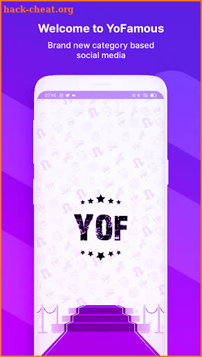 YoFamous : Brand new category based social media screenshot