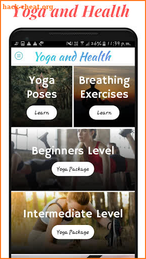 Yoga and Health screenshot