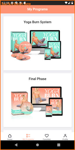 Yoga Burn App screenshot