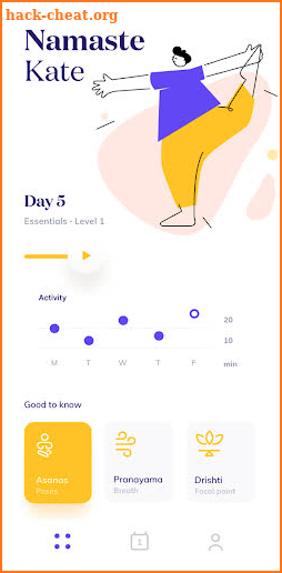 Yoga Daily App screenshot