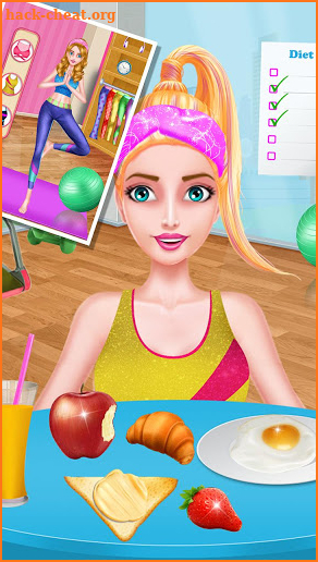 Yoga Girl Fashion Challenge - Keep Fit screenshot