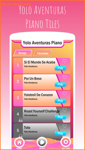 Yolo Aventuras 🎹 Piano Tiles screenshot