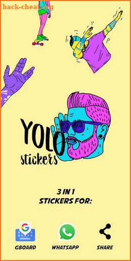 YOLO! Stickers screenshot