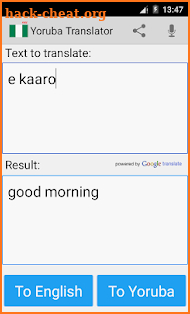 Yoruba English Translator Pro screenshot