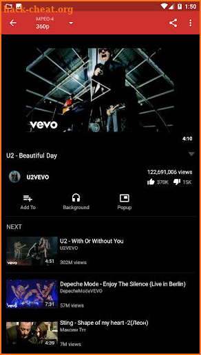 You2MP3 YouTube videos to MP3 music AiPlayer screenshot