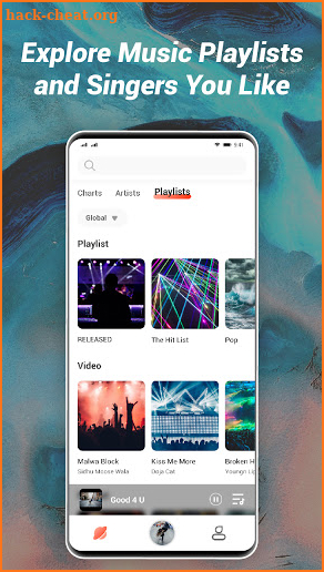 YouPlayer: Music Player & Playing Song, MP3, Audio screenshot