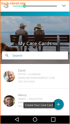 Your Care Card screenshot