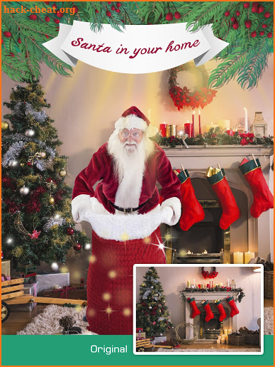 Your photo with Santa Claus screenshot