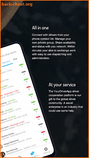 YourDriverApp screenshot