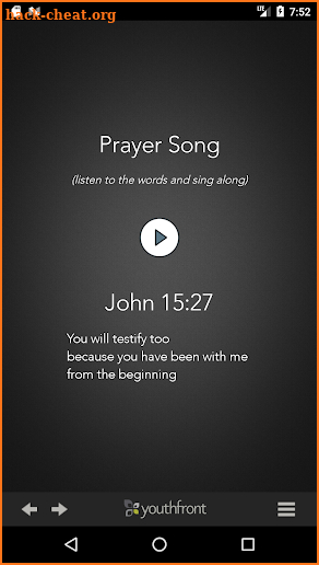 Youthfront Midday Prayer screenshot