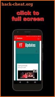 Youtube Updates screenshot