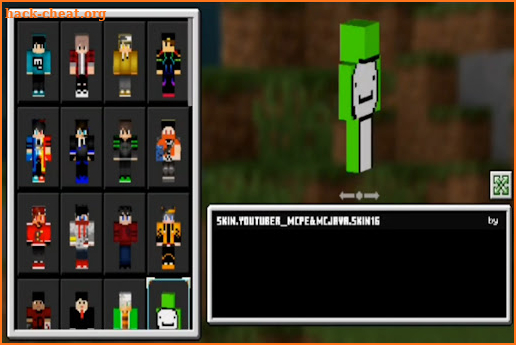 Youtuber Custom Mod Skin MCPE screenshot