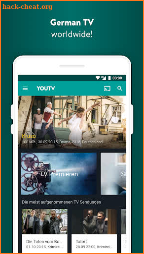 YouTV german TV in your pocket screenshot